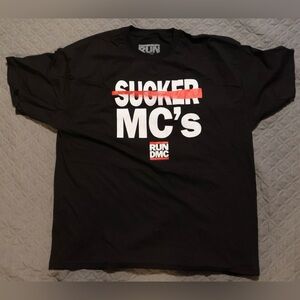 Black RUN-DMC Graphic Tee